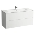 Комплект Laufen Pro S: Раковина и тумба Base 1200 мм с механизмом открывания push-and-pull, белый глянец (8.6496.3.261.104.1) - миниатюра фото 1