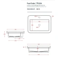 Раковина Artceram Fuori Scala 60x45 см, белая матовая, с отверстием под смеситель (TFL034 05 00 bi matt *1) - миниатюра фото 2