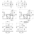 Унитаз-моноблок Duravit Starck 2 SensoWash с функцией биде (2129590000) - миниатюра фото 2