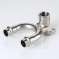 Пресс-водорозетка проходная мм х из нержавеющей стали VTi.954.DI.150415 VALTEC (ВАЛТЕК) - миниатюра фото 4