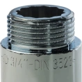 Удлинитель STOUT латунный 3/4 x 60 хромированный - миниатюра фото 4