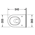 Подвесной унитаз Duravit Darling New — инновационный дизайн и стиль (2545090000) - миниатюра фото 6