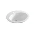 Раковина Artceram WASHBASINS EOLO встраиваемая 59х48 см С 1 отв под смесительитель цвет белый - миниатюра фото 1