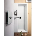 Раковина GSI Kube 100x47 см с переливом, 1 отверстие, белая - миниатюра фото 1