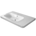Раковина Duravit DuraStyle асимметричная с переливом без отверстия под смеситель (2325800060) - миниатюра фото 1