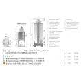 Газовый накопительный водонагреватель Ariston NHRE 90 - миниатюра фото 2