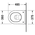 Подвесной унитаз Duravit Starck 3 2227090000 (2227090000) - миниатюра фото 2