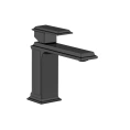Gessi Eleganza Смеситель для раковины на 1 отверстие без донного клапана в черном металлике (46002#706) - миниатюра фото 1