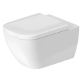 Унитаз подвесной Duravit Happy D.2 безободковый, белый WonderGliss (22220900001) - миниатюра фото 1