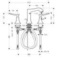 Смеситель для раковины Hansgrohe Metris Classic 31073000 со стильным дизайном - миниатюра фото 2