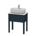 Напольная база Duravit Luv с выдвижным ящиком, 743x688x450 мм, цвет темно-синий шелковисто-матовый (LU956009898) - миниатюра фото 1