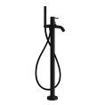 Напольный смеситель для ванны GESSI 316 с душевой лейкой, цвет Black XL (54028#299) - миниатюра фото 1
