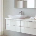Раковина Duravit Viu накладная 600 мм белая с керамической крышкой (23586000001) - миниатюра фото 1