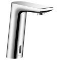 Электронный смеситель для раковины Hansgrohe Metris S — хром, питание от сети (31103000) - миниатюра фото 1