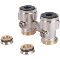 Узел нижнего подключения радиатора 3/4 НР x 3/4 НГ, прямой Multiflex F Oventrop - миниатюра фото 3