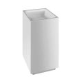 Напольная раковина Gessi Rettangolo 42x42 см, матовый белый, со сливом в стену - миниатюра фото 1