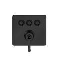 Смеситель для душа GESSI HI-FI ECLECTIC настенный однорычажный с 3 запорными кнопками черный (65244#299) - миниатюра фото 1
