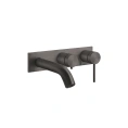 Встраиваемый смеситель GESSI 316 на 2 источника с переключателем (цвет Brushed Black Metal PVD) (54136#707) - миниатюра фото 1