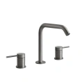 GESSI Смеситель для раковины на 3 отверстия без донного клапана, цвет Steel Brushed (54312#239) - миниатюра фото 1