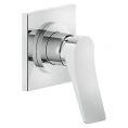 Встраиваемый смеситель для душа GESSI Rilievo (1 источник, внешние части, хром) (59109#031) - миниатюра фото 1