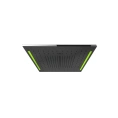 Верхний душ GESSI COLOUR Black XL: 3 режима, хромотерапия, встраиваемая потолочная панель (57977#299) - миниатюра фото 1