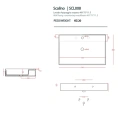 Накладная раковина Artceram Scalino 75x48 см с отверстием под смеситель (SCL008 01 00) - миниатюра фото 2