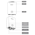 Газовый настенный котел Rinnai BR-K12 (RB 107 КMF) 11-6 кВт - миниатюра фото 4