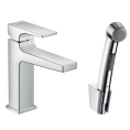 Смеситель Hansgrohe Metropol для раковины и биде с душем-бидетте в комплекте, хром (32522000) - миниатюра фото 1