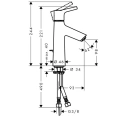 Смеситель для раковины Hansgrohe Talis S 100, хром (72020000) - миниатюра фото 2