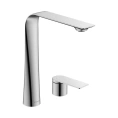 Смеситель для раковины Duravit D.1 высокий на 2 отверстия, хром (D11130002010) - миниатюра фото 1