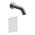 Электронный настенный смеситель GESSI 316 INTRECCIO для раковины, цвет Steel Brushed (54115#239) - миниатюра фото 1