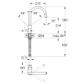 Смеситель Grohe Minta для кухни: настенный монтаж - миниатюра фото 3