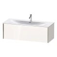 Тумба подвесная Duravit XViu белый глянцевый/champagne matt для раковины (XV40360B122) - миниатюра фото 1