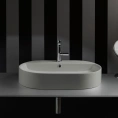 Kerasan Ciotola Раковина-чаша 65x40 см с переливом (цвет Grigio Matt) (028559*1) - миниатюра фото 1