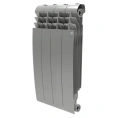 Радиатор биметаллический Royal Thermo BiLiner 500 Silver Satin 4 секции-серебристый - миниатюра фото 1