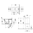 Унитаз напольный Duravit Viu 350x650 мм с технологией Rimless и покрытием HygieneGlaze (2191092000) - миниатюра фото 2