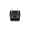 Профиль линейный GESSI BINARIO 250 мм Black XL для легкого монтажа систем (61121#299) - миниатюра фото 1