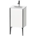 Тумба подвесная Duravit XViu 591x430x310 мм белый глянцевый/чёрный матовый (XV4068LB222) - миниатюра фото 1