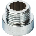 Удлинитель STOUT латунный 1/2 x 10 хромированный - миниатюра фото 2