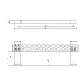 GESSI Origini Настенный полотенцедержатель 30 см, чёрный матовый (66500#707) - миниатюра фото 2
