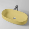 Раковина накладная Artceram Cognac 68x35 см без отверстий, цвет Giallo Zinco (COL005 12 00 giallo zinco) - миниатюра фото 1