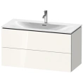 Подвесная тумба Duravit L-Cube 234410 с 2 ящиками, 550x1020x481 мм, цвет White High Gloss (LC630802222) - миниатюра фото 1