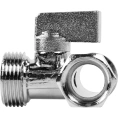 Кран шаровой-тройник для подключения сантех. приборов BUGATTI Minnesota 1/2x1/2x3/4(Бугатти) - миниатюра фото 2