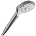 Ручной душ HG Croma Select E с насадкой Rain, EcoSmart 9 л/мин, шлифованный черный хром (26815340) - миниатюра фото 1