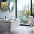 Подвесная тумба Duravit Happy D.2 Plus: 4 вместительных ящика в цвете Nordic White Satin Matt (HP4974B3939) - миниатюра фото 1