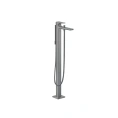 Напольный смеситель для ванны Hansgrohe Metropol с ручным душем, шлифованный черный хром (32532340) - миниатюра фото 1