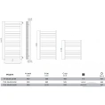 Полотенцесушитель водяной Terminus Латте П10 50x880 с вентилями - миниатюра фото 3