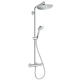 Душевая система HG Croma Select 280 с термостатом и функцией 1jet SHP – идеальный комфорт в хроме (26790000) - миниатюра фото 1