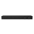 Термостат для душа Gessi Hi-Fi Black Metal PVD с полкой из матового стекла и подключением 5 источников (63028#706) - миниатюра фото 1