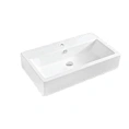 Раковина Artceram WASHBASINS BOX 80 подвесная 80х47 см с 1 отв под смесительитель цвет белый - миниатюра фото 1